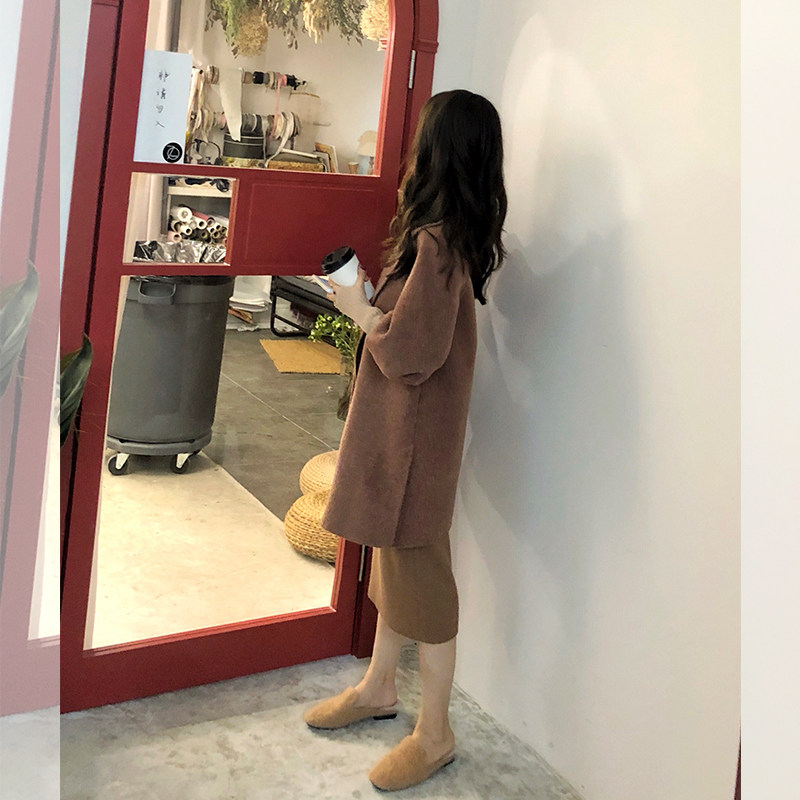 13 Liangpint small sub wool bifacial, woollen jacket woman medium long version Korean version 2019 new Son Coat