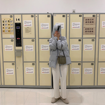 One three good small penguin hooded down jacket female 2020 new Korean version thick coat short tide