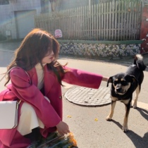 A Sanliang small man meets Emilys handmade double-sided woolen coat womens high-end mid-length woolen coat