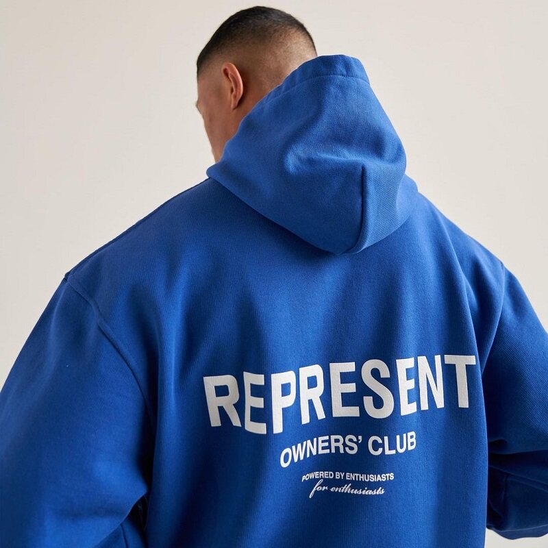 REPRESENT letters niche Tide brand American High Street leisure loose couple FOG autumn winter hooded sweater men