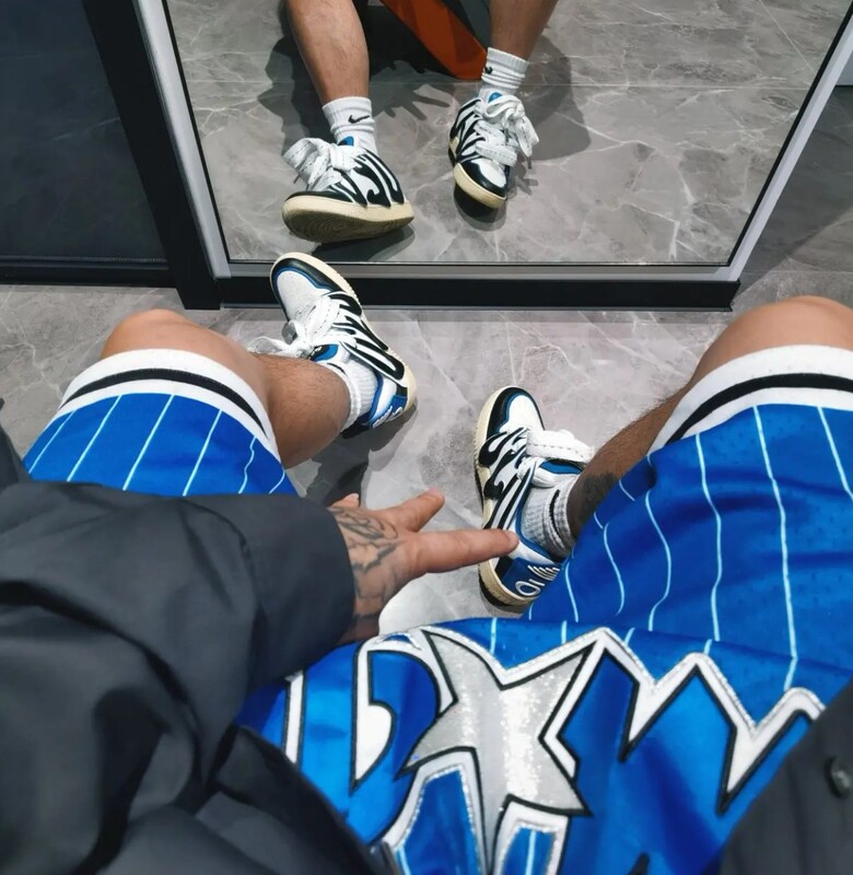 Just Don Magic Team Niche Trendy Brand Men's American Style Summer Sports Casual Basketball Beach Mesh Shorts for Boys
