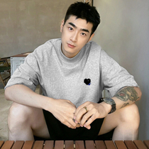 ADER ERROR love embroidery niche tide brand Korean version summer loose mens couple short-sleeved T-shirt ins
