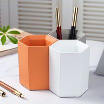 Cement Pen Holder Office Desktop Light Extravaganza Creative Pen Bucket Containing Cask Containing Cask High Face Value Senior Sens