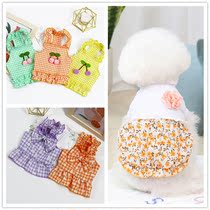 New dog clothes spring and summer thin fresh cute little skirt puppy puppy dog pet clothing