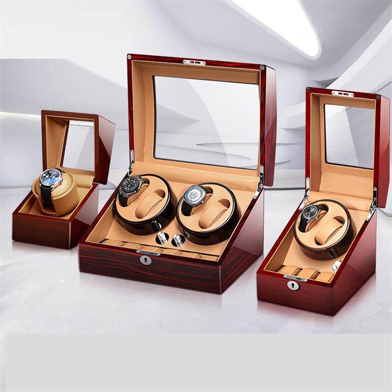 Automatic watch mechanical watch chainbox fashion imported shaky watch transmitter swing watch collection box