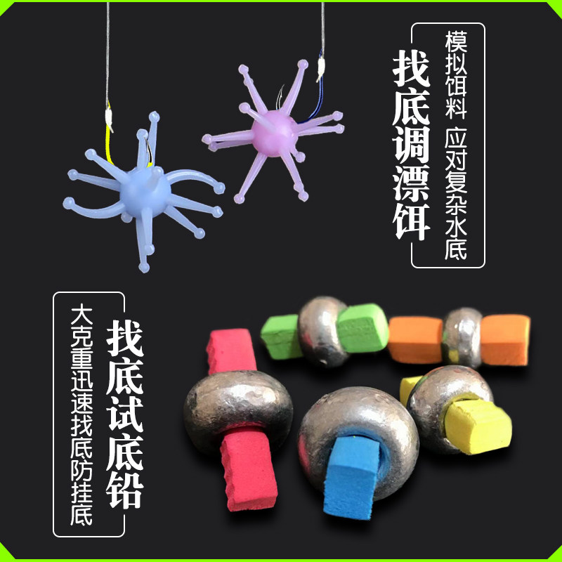 Find the lead in the water - test lead. Find the bottom - 20 - 50 grams of lead - test lead to bottom - tune