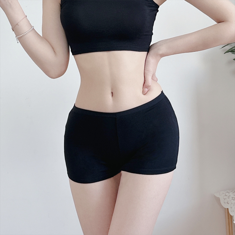 Safe trousers, protective underware, black leggings, thin base white shorts