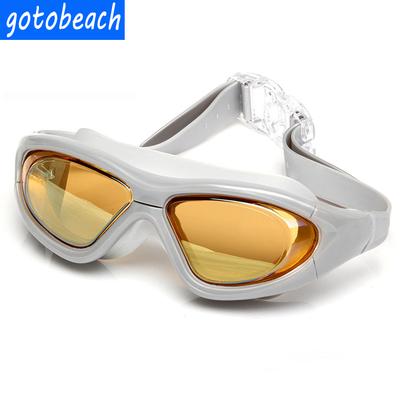 Hot selling swimmers high - end fashion plating large frame mirror anti - fog anti - UV 6 color selection