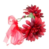 Ободок, аксессуар для волос, браслет, пляжное платье, стиль бохо, в цветочек