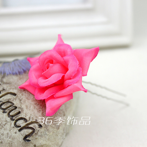 Cloth Simple Flowers Hair accessories(white) NHXW0113-white