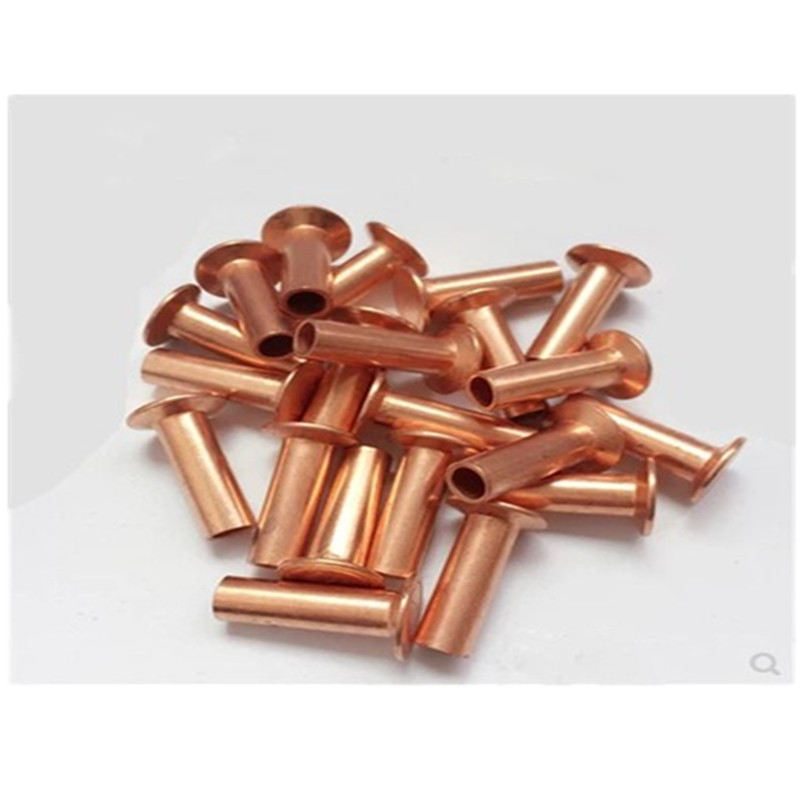 Heavy truck brake sheet rivet rivet hollow brake copper plated iron rivet screws suitable for Syl STR