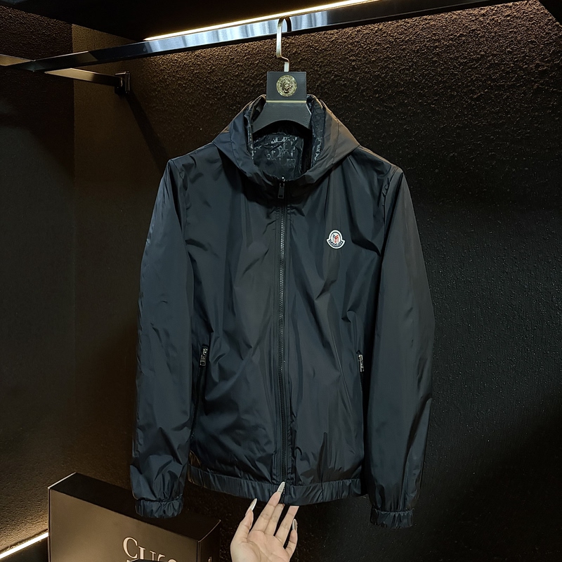 European High-End Luxury Brand Men's Hooded Jacket 2026 Spring New Fashion Casual Simple Coat for Men