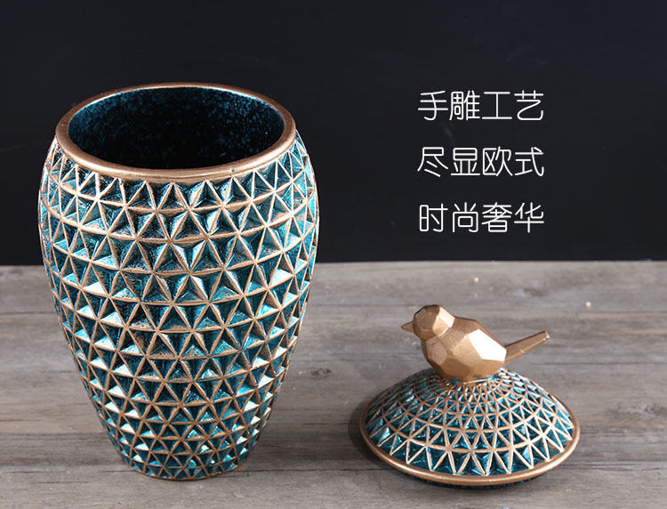 Nordic vase furnishing articles sitting room dry flower flower arranging ceramics European modern example room table soft decoration