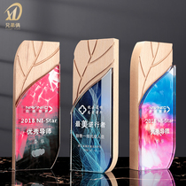 Crystal Trophy Medals Creative Customized Nurses Day Award Thumbs Licenses Childrens Basketball Competition lettering