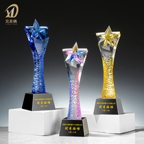 Crystal Award Medal Cup Creative Authorization Honor Customized Twist Customized Company Awards Contest 0001