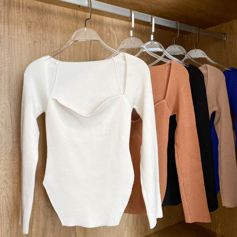 Women's Knitwear Long Sleeve Sweaters & Cardigans Casual Simple Style Solid Color display picture 7