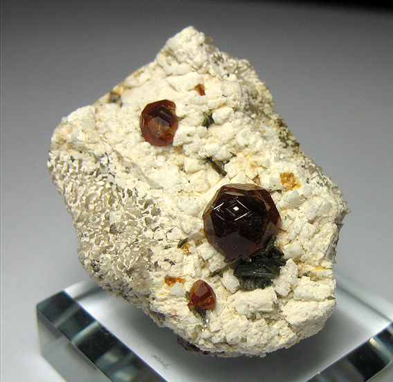 Mineral Crystal Raw Stone SL7703IB7y-Fujian Yunxiao-Msg-Aluminum Garnet 3 3cm12g