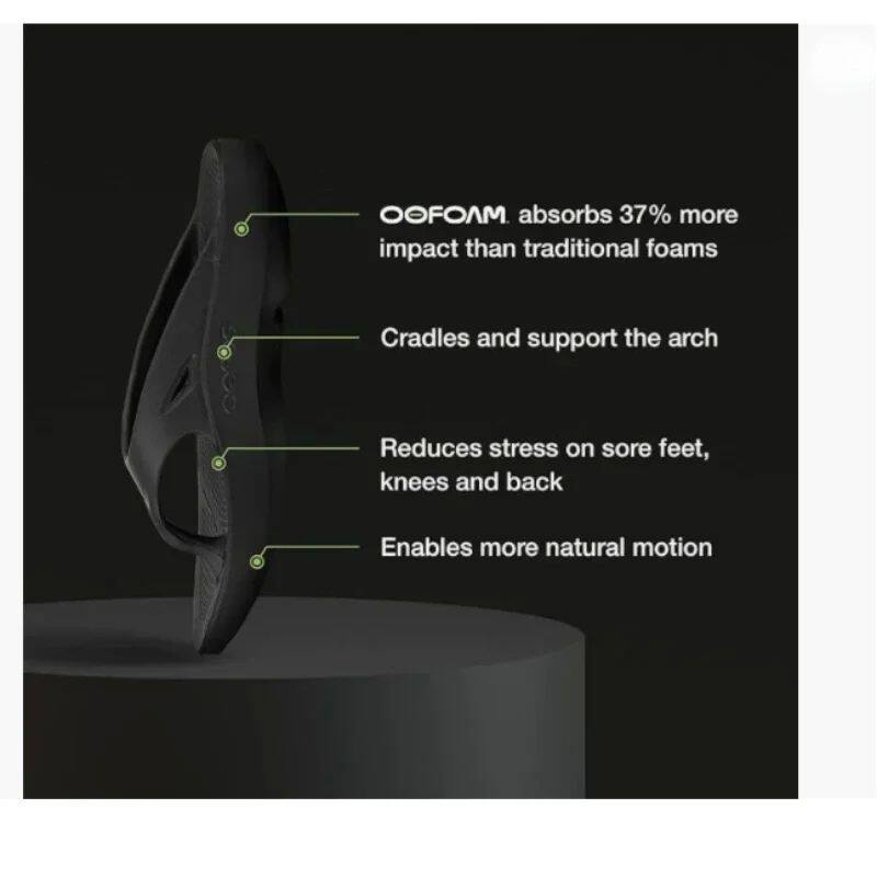 сланцы oofos original sandals - lightweight recovery shoes slippers
