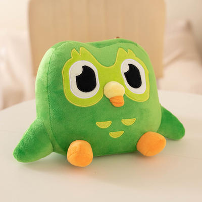 Duolingo doll Foreign language training Green Owl Lily plush toy Children's gift