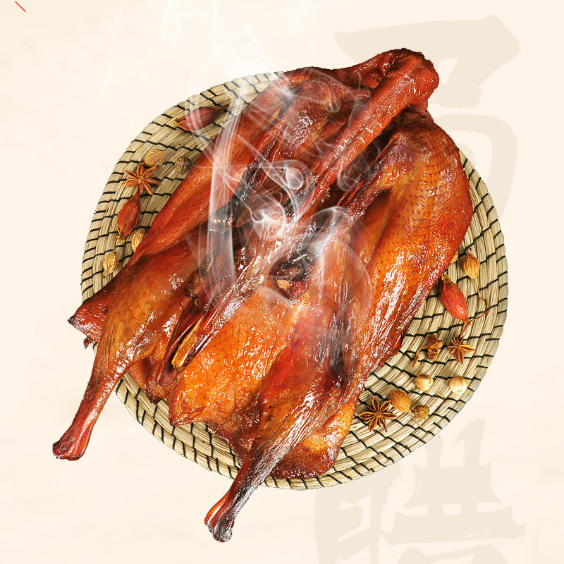 Catalyst duck Sichuan specialty hand tore smoked duck duck duck all air dry characteristics of Sichuan duck