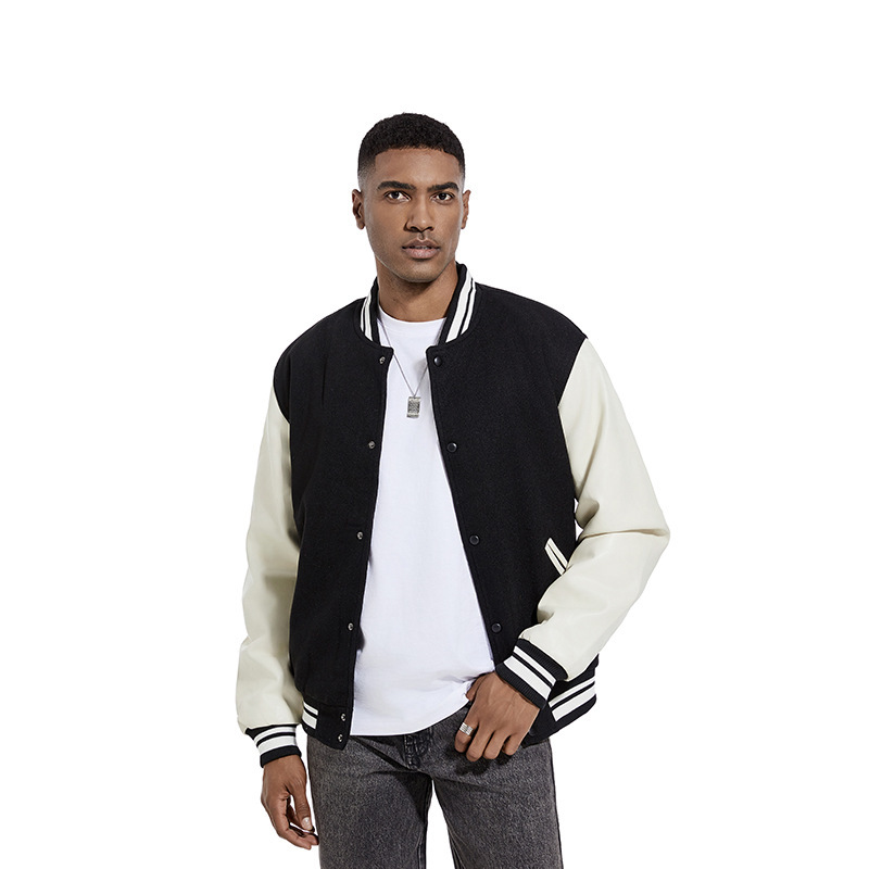 Men's Fashion American Baseball Jacket Autumn and Winter Fashionable American Baseball Jacket Men's Fashion American Baseball Jacket Autumn and Winter Fashionable American Baseball Jacket