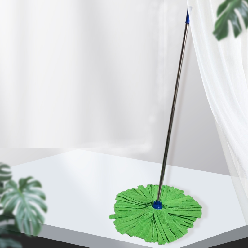 Minglangxing Microfiber Absorbent Floor Mop Cloth Mop Stainless Steel Thread Connection Replaceable Cloth Head