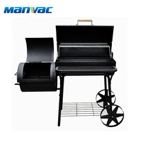 Avec cheminée Grandes lettres Grill de barbecue extérieur Barbecue Grill Patio Charcoal Barbecue fabricant Vente directe