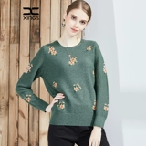 邢氏 Шерстяной приятный телу трикотажный свитер для матери, 2020, большой размер