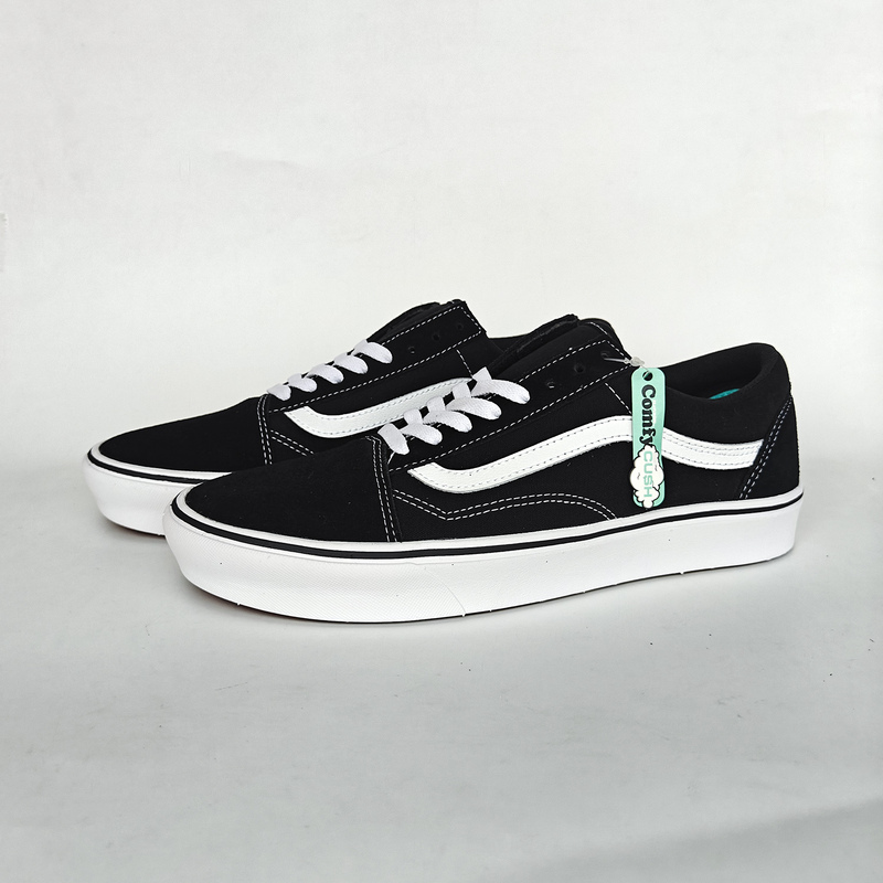 Vans Comfycush Old Skool Black and White Men's and Women's Shoes Os Low-Top Sneakers Vn0A3Wmavne Vans Comfycush Old Skool Black and White Men's and Women's Shoes Os Low-Top Sneakers Vn0A3Wmavne