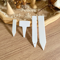 Multi-meat label T-shaped thickened mini one-character laboratory desktop gardening insert waterproof marker writing