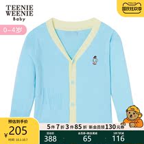 TeenieWeenie Kids Bear Childrens Wear 2020 Spring and Autumn Boys Baby Knitted Cardigan Jacket Jacket