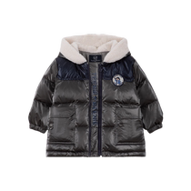 TeenieWeenie Kids Bear Childrens Clothing 23rd Autumn and Winter Baby Boy Hooded Windproof Heat Storage Down Jacket