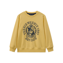 TeenieWeenie Kids 25 years new boys and girls college style round neck pure cotton sweatshirt