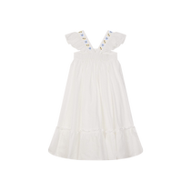 TeenieWeenie Kids Bear Childrens Wear 24 Summer New Girls Cotton Suspender Flying Sleeve Dress