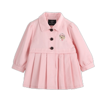 Teenie Weenie Kids Kids dress baby girl 23 years early spring sweet folder coat