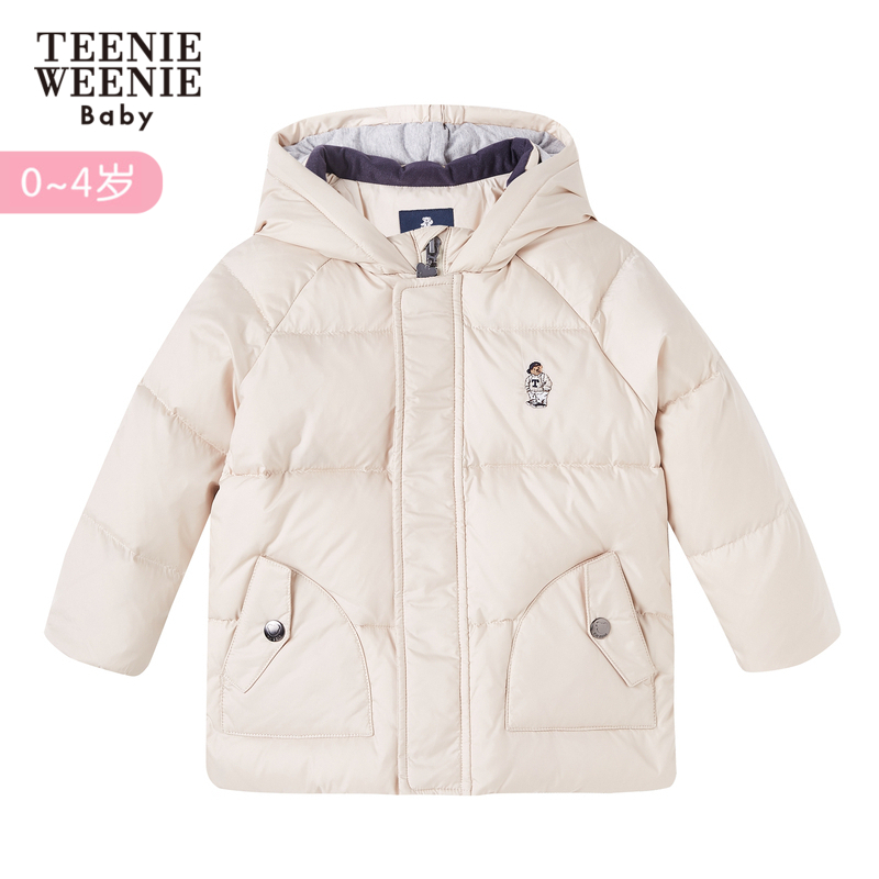 Teenie Weenie Kids Kids Baby Boy xuống áo khoác mùa thu mùa đông Kids ấm Jacket