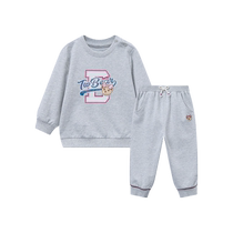 TeenieWeenie Kids Bear Childrens Wear 24 Autumn Baby Girl Casual Versatile Sweatshirt and Trousers Two-piece Set