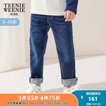 TeenieWeenie Kids bear childrens wear boys jeans spring and autumn childrens trousers year