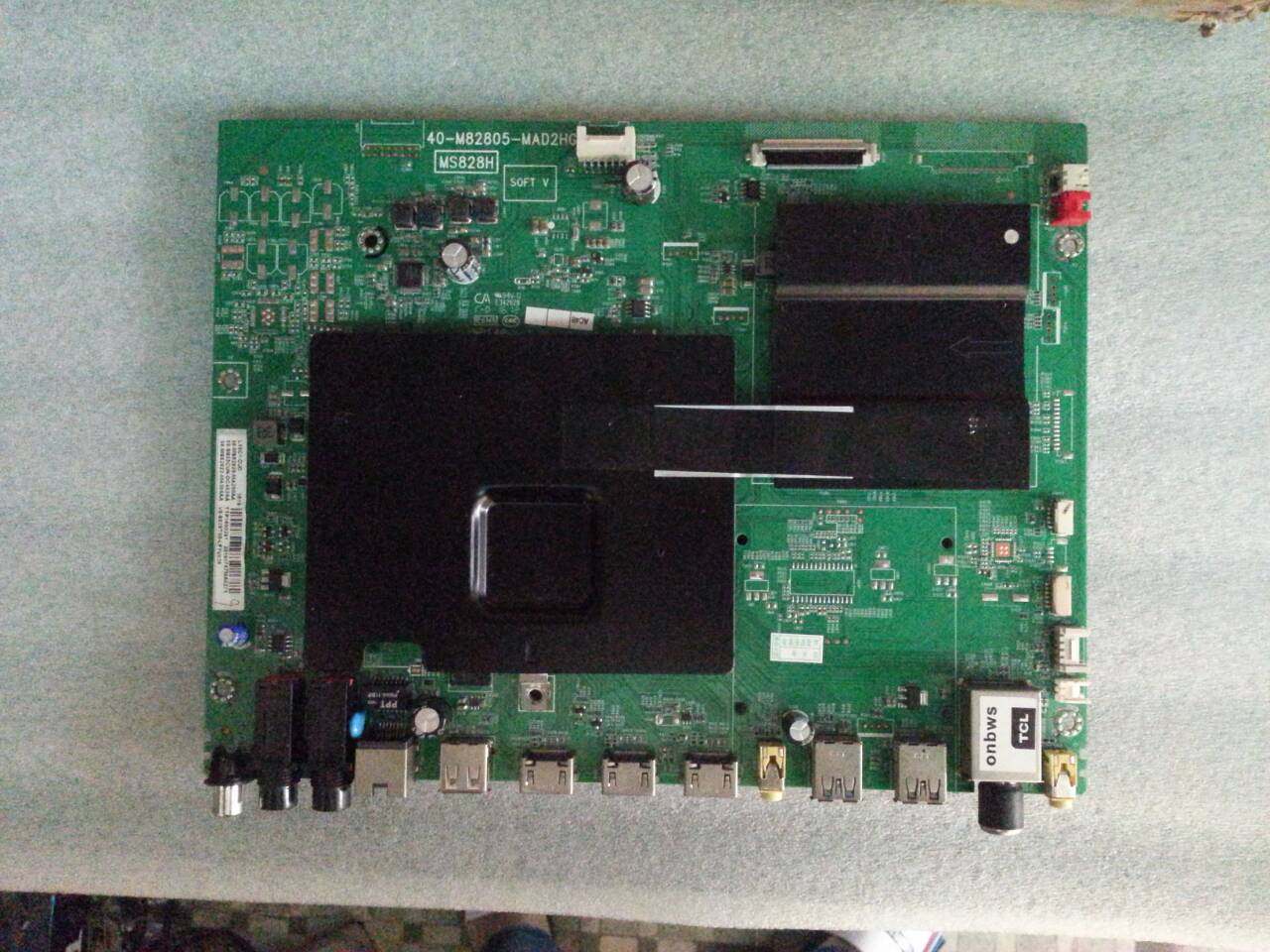 The new TCL L55C1-CUD L50C1-UD original disassemble motherboard 40-M82805-MAD2HG screen