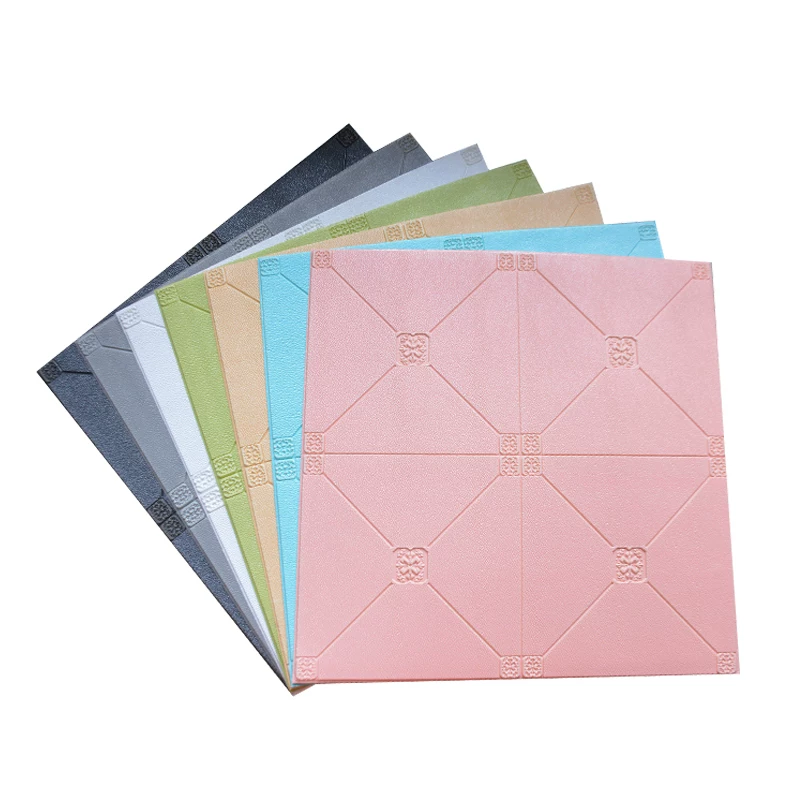 Self-adhesive three dimensional modern wallpapers on wall, 3D