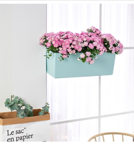 Guardrails Pedestrian rectangular road Riding Bar Basin Bridge Greening Planting Saddle Flower Pot viaduct Flower Case Balcony PP