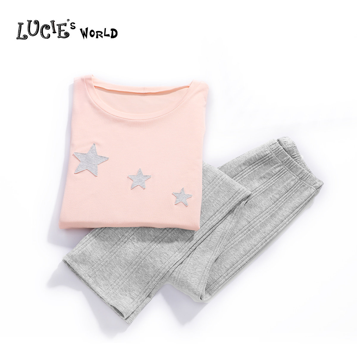 ANLEIFANG's LUCIE AUTUMN and Winter GIRLS MODAL PAJAMAS COTTON TROUSERS HOME set NL00035