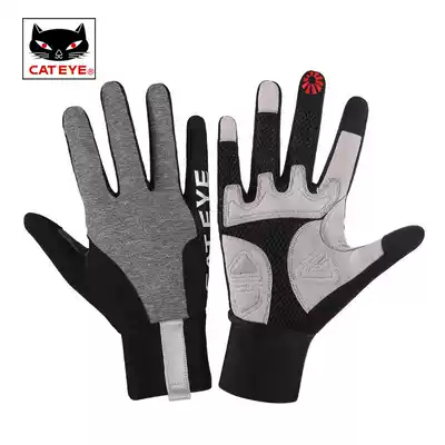 CATEYE cat eye riding gloves long finger mountain road bike autumn and winter men and women breathable non-slip shock absorption