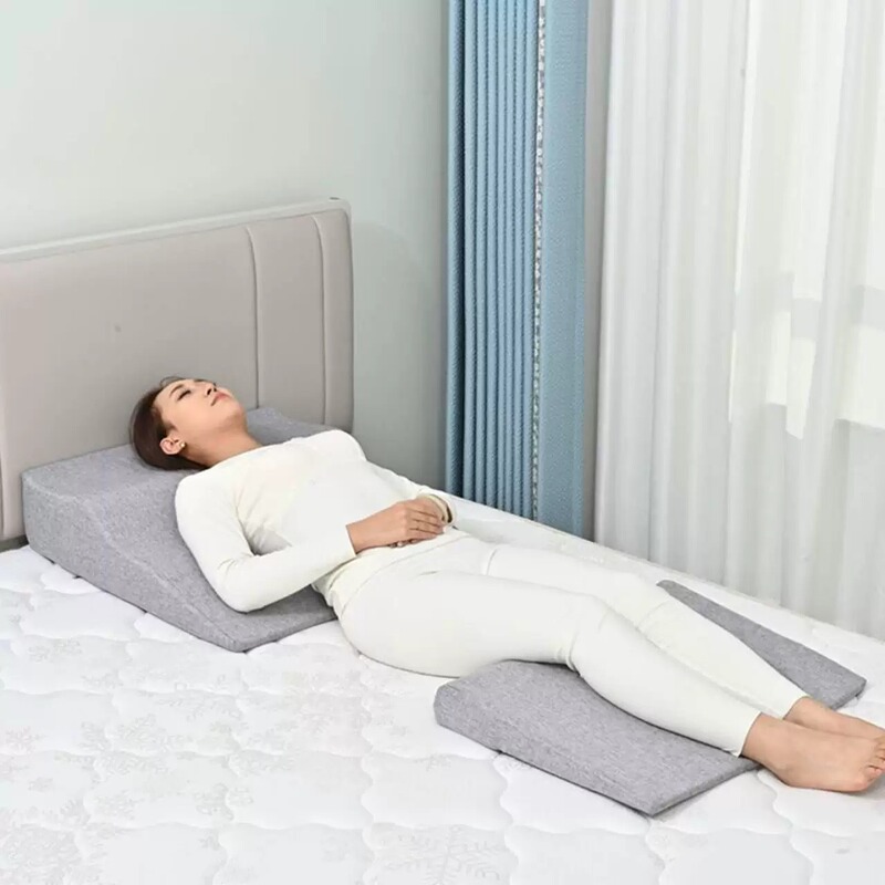Anti-Reflux Wedge Pillow for Elderly Care, Elevated Triangular Pillow for Semi-Reclining Position, Heartburn Pillow Cushion Anti-Reflux Wedge Pillow for Elderly Care, Elevated Triangular Pillow for Semi-Reclining Position, Heartburn Pillow Cushion