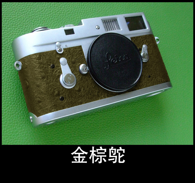 Camera telescope ball-shaped book, etc. with an adhesive leather Gel Genuine Leather leather Snake Lizard Ostrich Ostrich, etc.