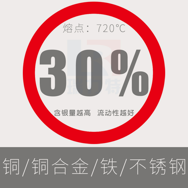 30%silver electrode 30 silver wire 30 silver solder 30 silver solder bar BAg-2a Silver solder branch Silver brazing solder