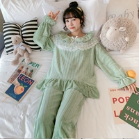 1020 Datng Strip Lace Green