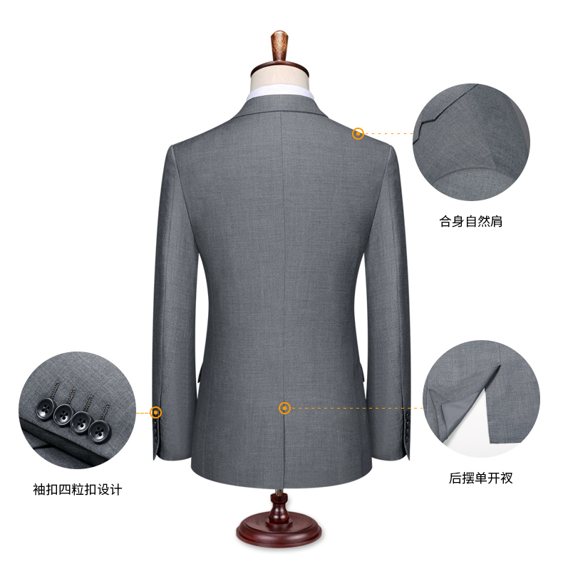 Bộ đồ vest nam màu xám phù hợp với bộ đồ nam áo vest nam đẹp