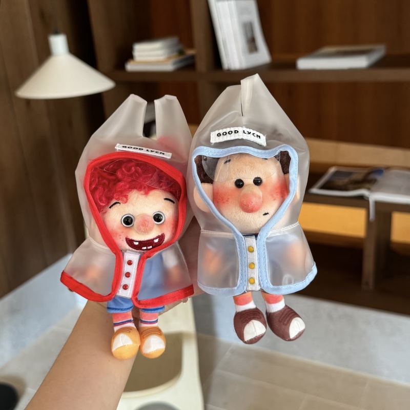 Original Raincoat Freckled Boy Plush Toy Bag Pendant Small Curly Hair Cute Ugly-Chic Keychain Trendy Gift Original Raincoat Freckled Boy Plush Toy Bag Pendant Small Curly Hair Cute Ugly-Chic Keychain Trendy Gift
