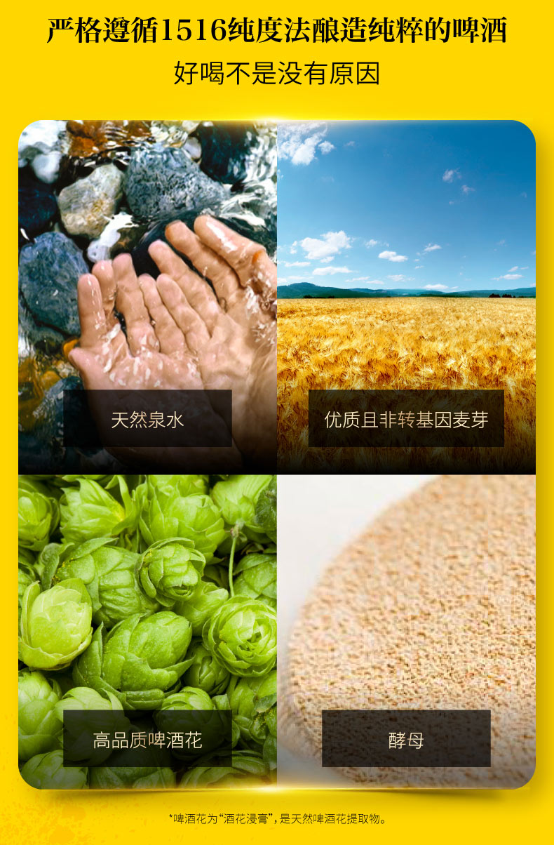 德国进口 奥丁格旗下 5.0小麦精酿白啤酒 500ml*24罐 整箱装 图5